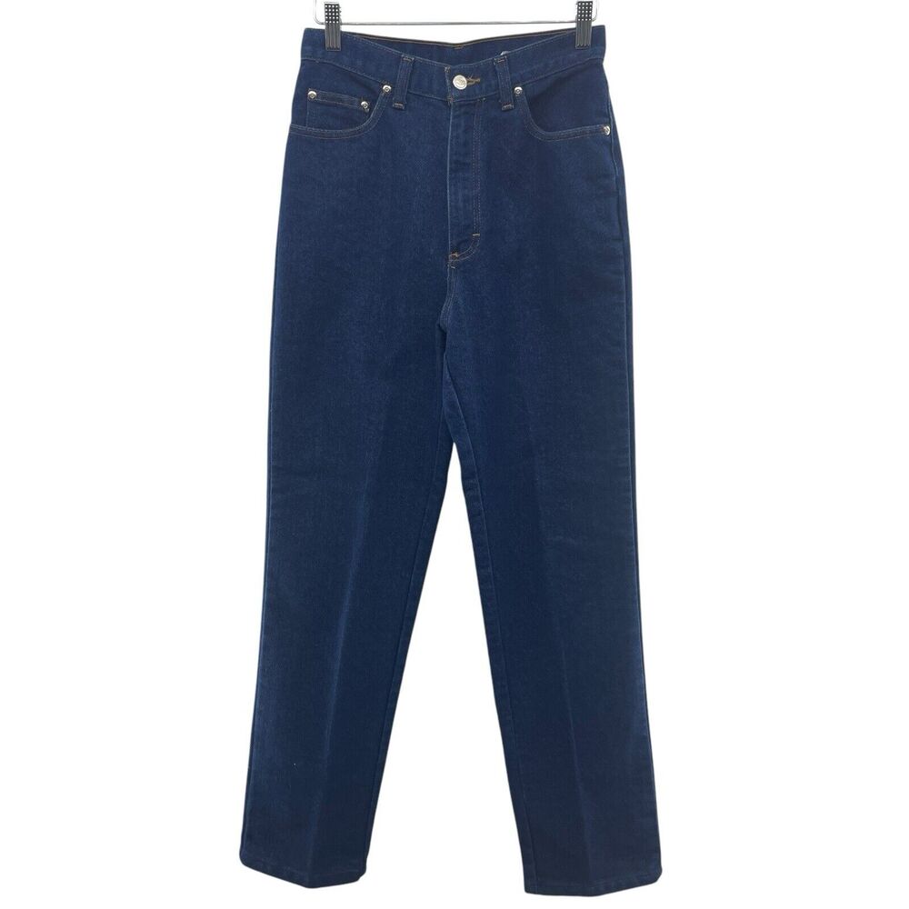 Vintage Sheplers Size 10 1989 Denim Jeans Straight Leg High Rise Waist Western